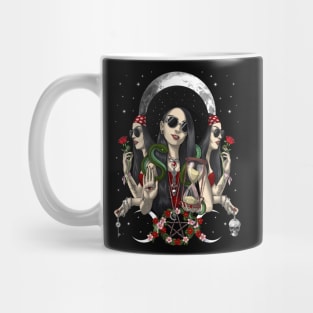 Hecate Triple Moon Goddess Mug